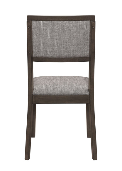 Ember - Side Chair (Set of 2) - Gray & Walnut