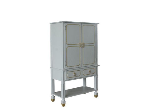 House - Marchese Cabinet - Pearl Gray Finish