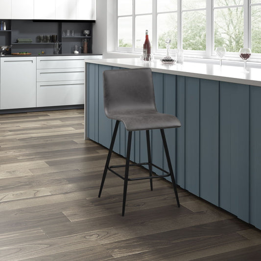 Adams - Swivel Counter Stool - Gray