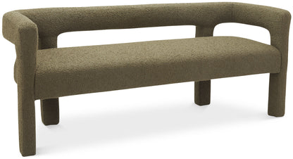 Athena - Boucle Fabric Bench