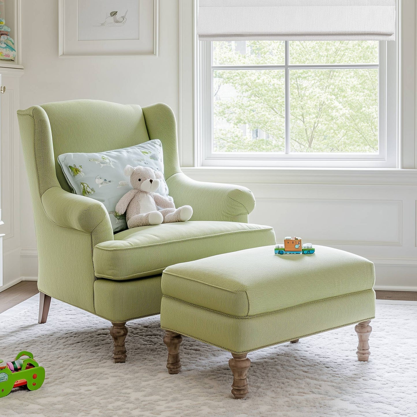 Quincy - 29x64" Total Blackout Cordless Roman Shade - White