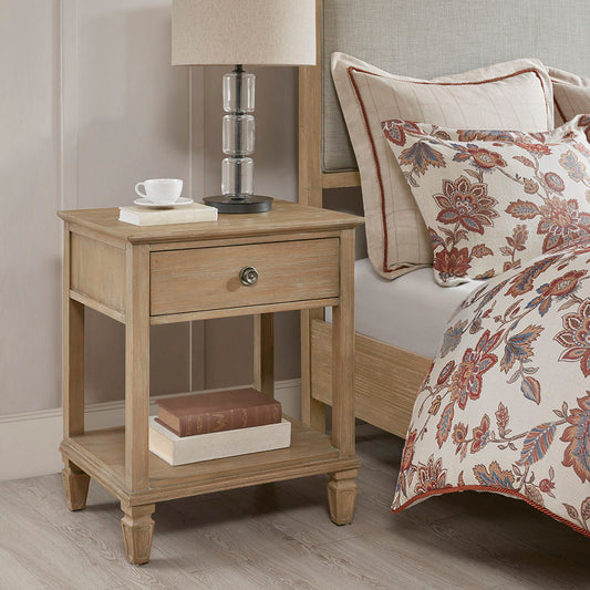 Victoria - Bedside Table - Light Natural