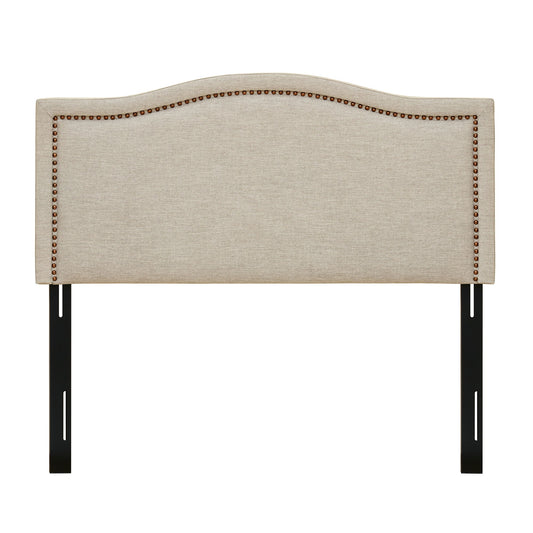 Nadine - King Upholstery Headboard - Natural
