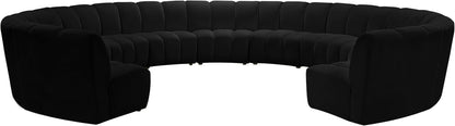 Infinity - 11 Piece Velvet Modular Sectional