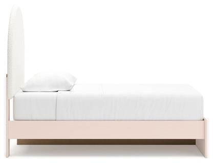 Wistenpine - Upholstered Panel Bed With Storage