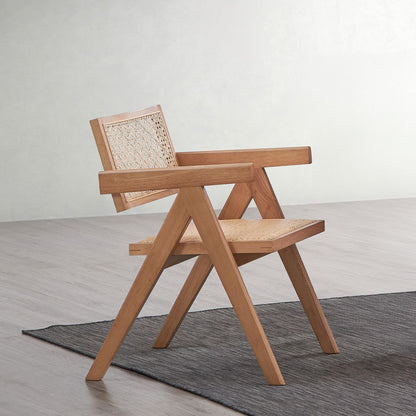Velentina - Arm Chair (Set of 2) - Rattan & Natural
