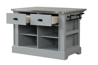 Urrur - Kitchen Island - Gray Finish