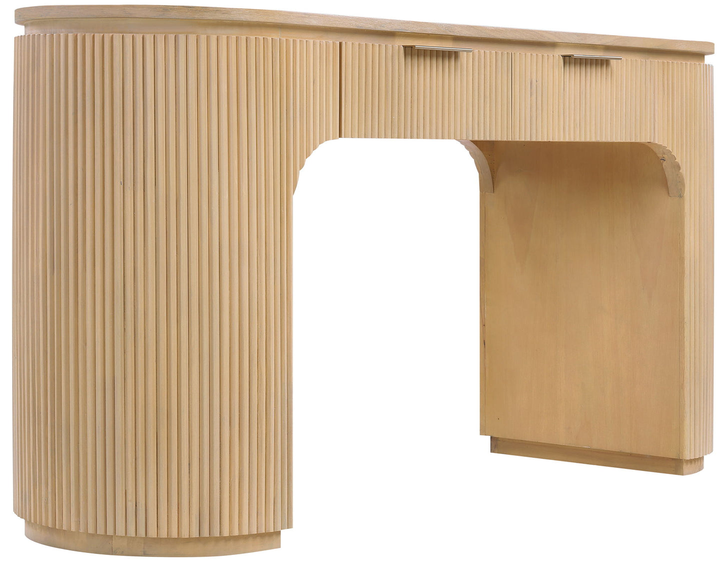 Astrid - Solid Wood And Oak Veneer Desk