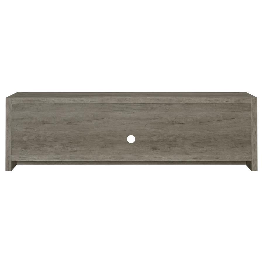 Burke - 2 Door Engineered Wood TV Stand - Gray Driftwood