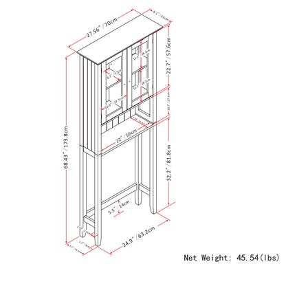 Acadian - Space Saver Cabinet - Pure White