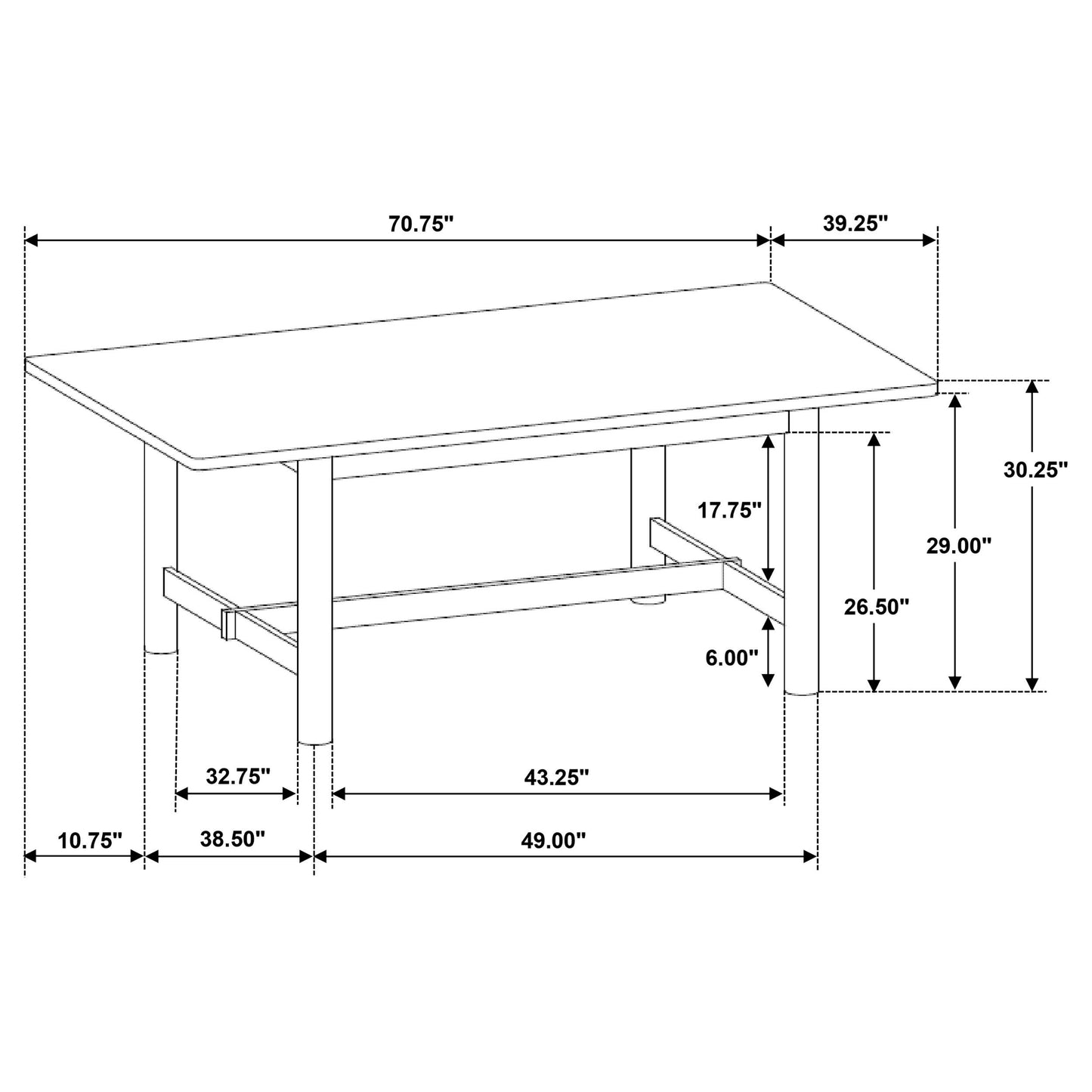 Biltmore - Rectangular Wood Dining Table - Walnut