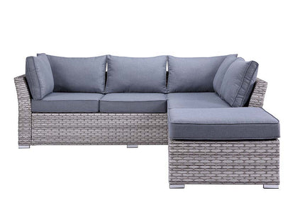 Laurance - Patio Set - Gray Fabric & Gray Finish