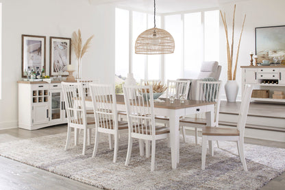 Americana Modern Dining - Spindle Back Dining Chair (Set of 2) - Cotton White