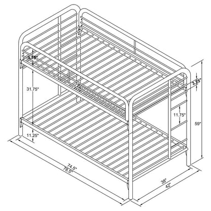 Morgan - Metal Bunk Bed