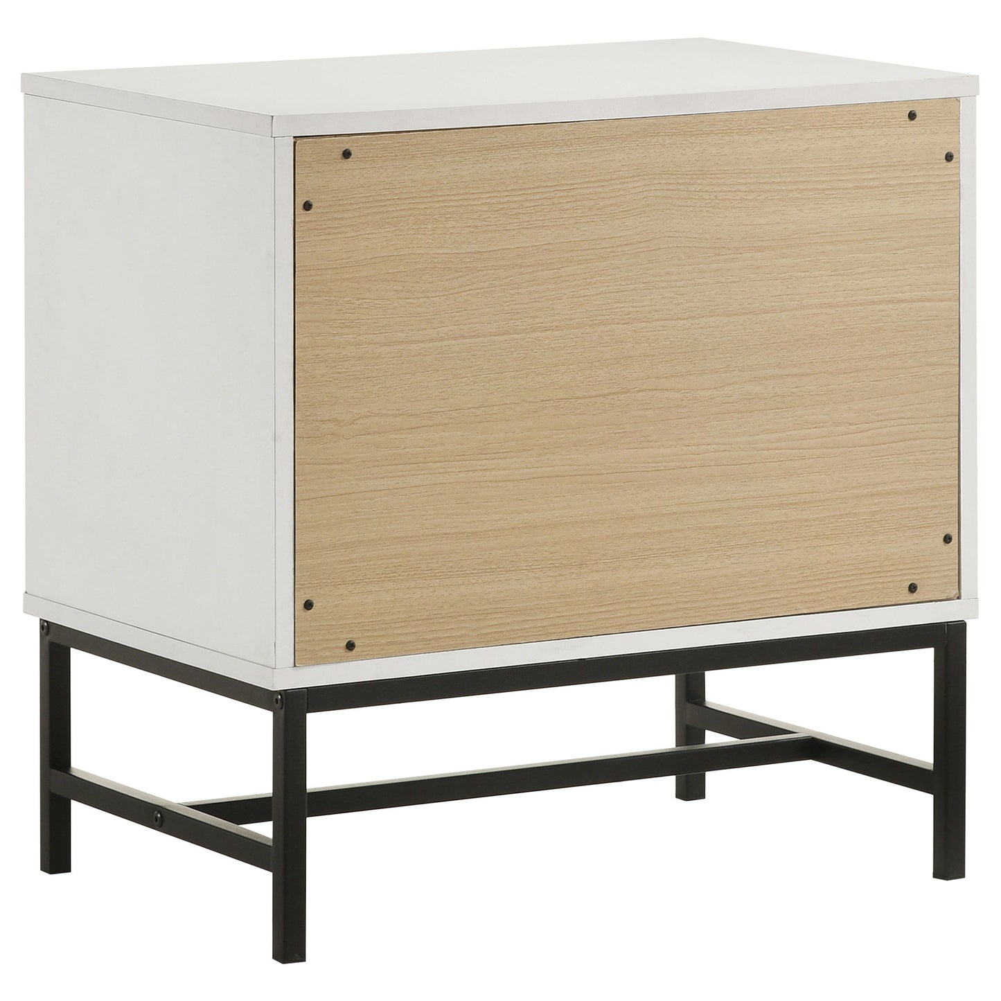 Sonora - 2-Drawer Nightstand Bedside Table - White