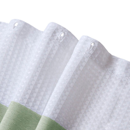 Spa Waffle - 72" x 72" Shower Curtain With 3M Treatment - Sage Green
