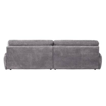 Cadenza - Loveseat - Gray Corduroy