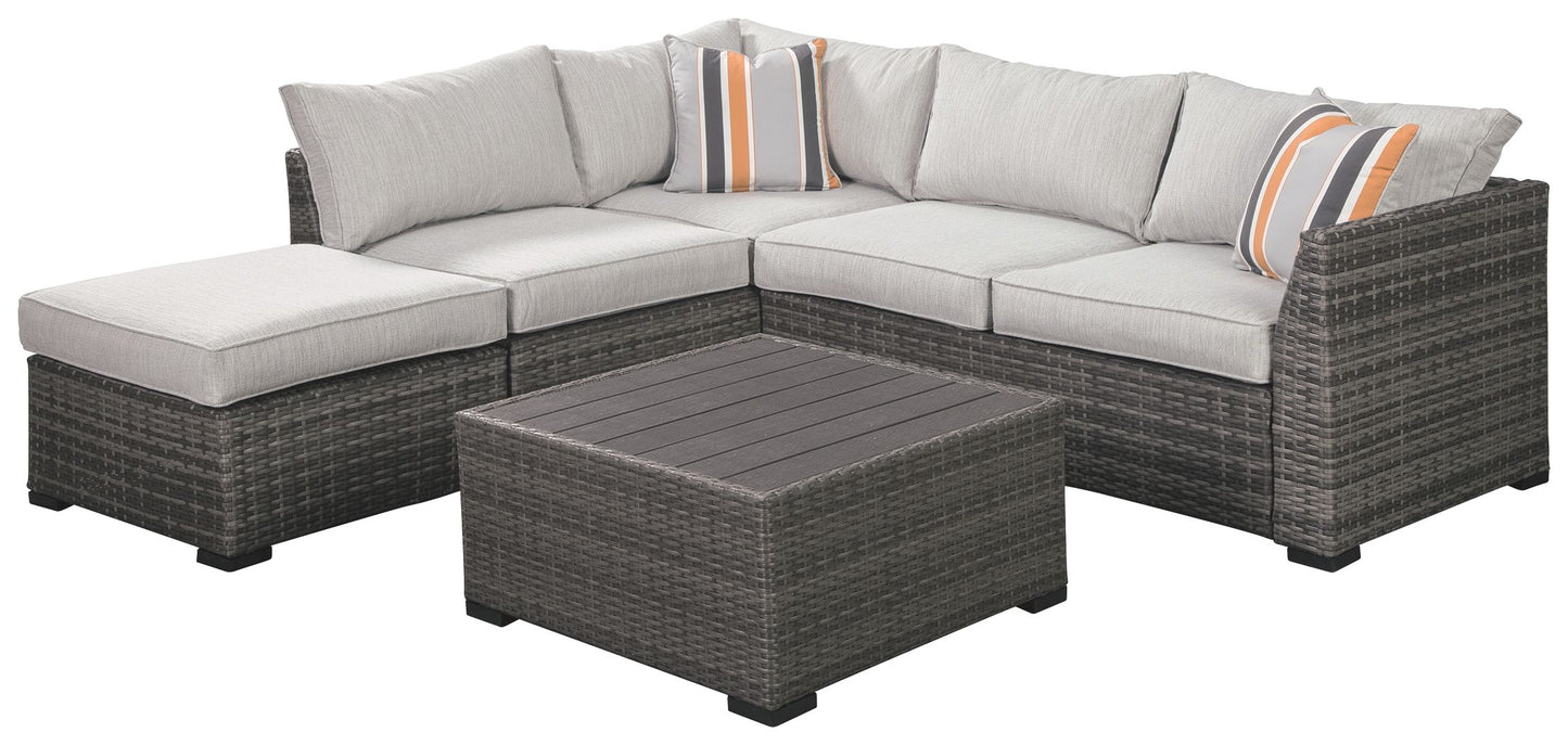 Cherry Point - Gray - 4 Pc. - Lounge Set