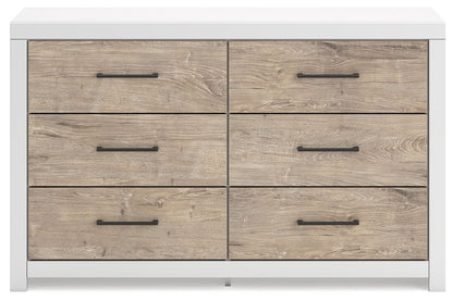 Charbitt - Two-tone - Six Drawer Dresser