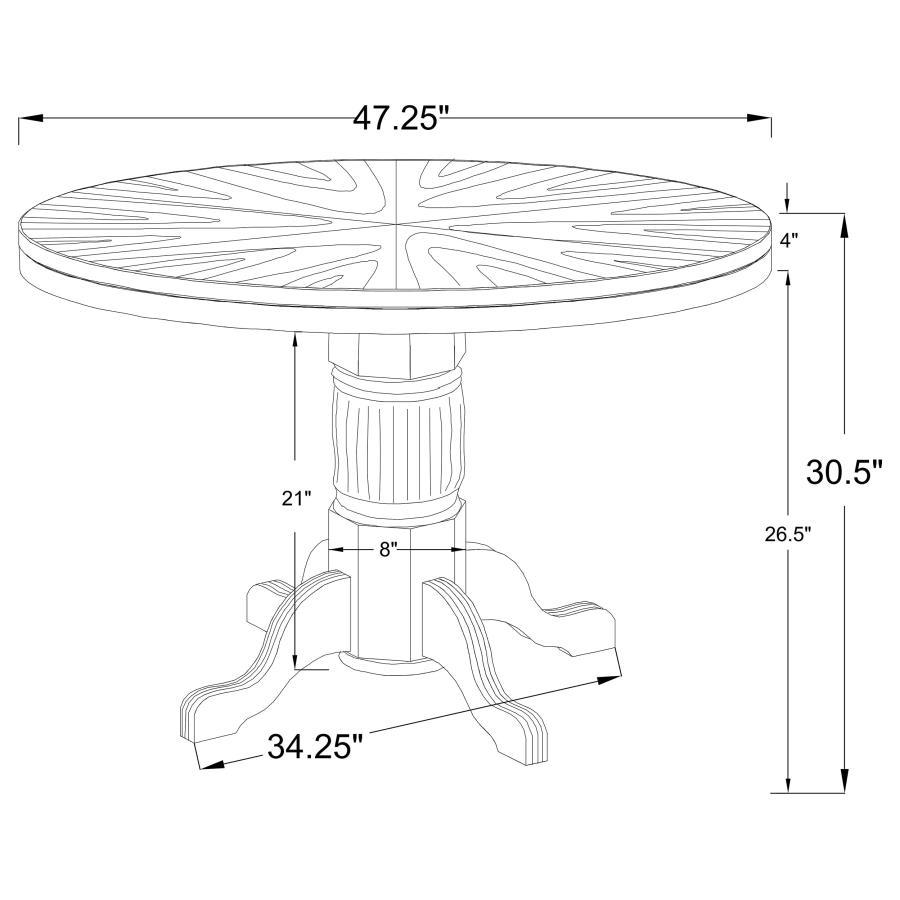 Mitchell - 3-in-1 Game Table - Amber