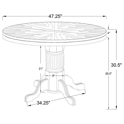 Mitchell - 3-in-1 Game Table - Amber