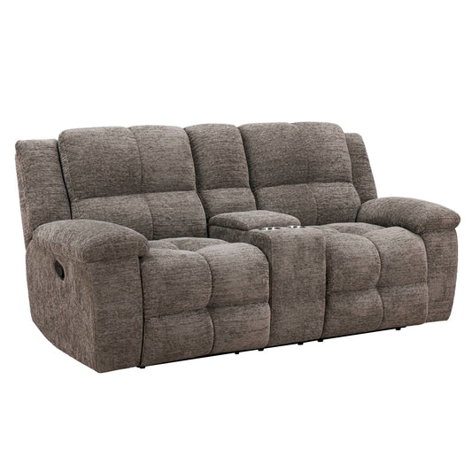 Buster - Manual Reclining Console Loveseat