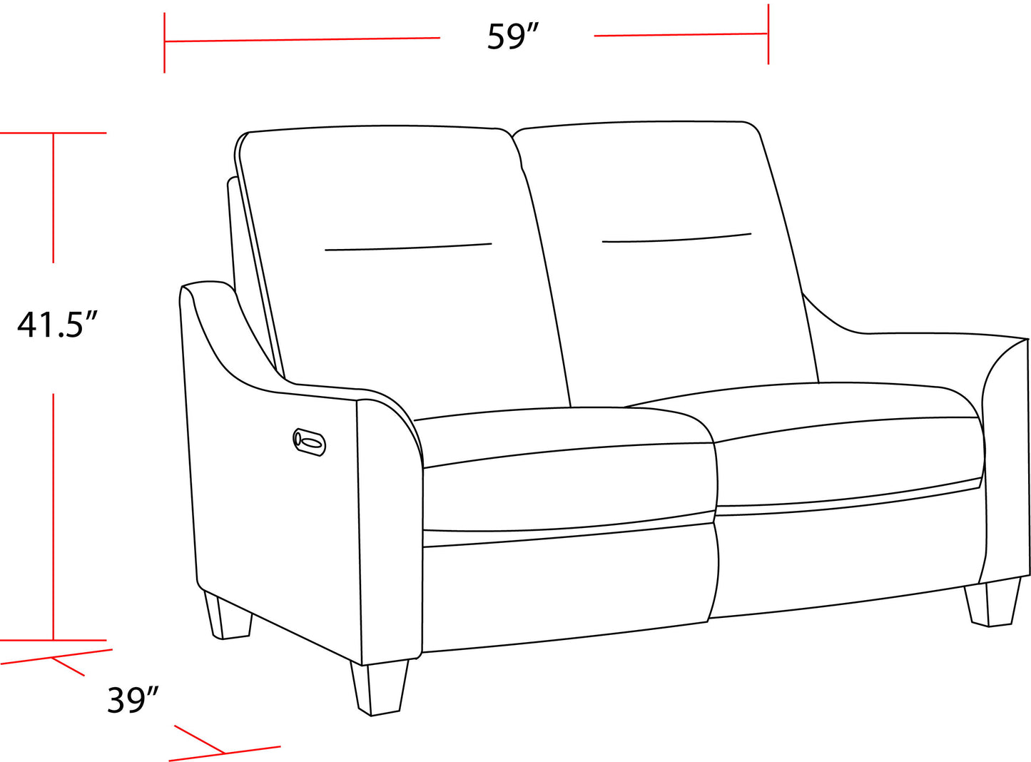 Madison - Power Reclining Sofa Loveseat And Recliner