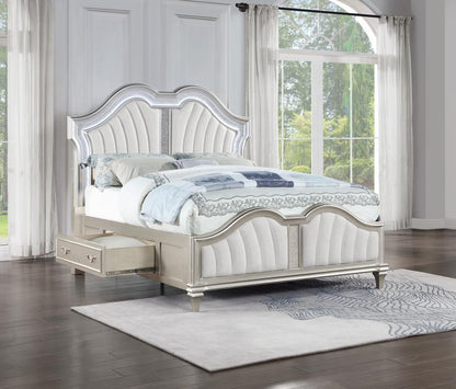 Evangeline - LED Storage Panel Bed