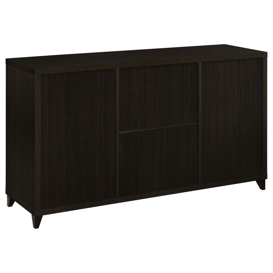 Lewes - 2 Door Engineered Wood TV Stand - Cappuccino