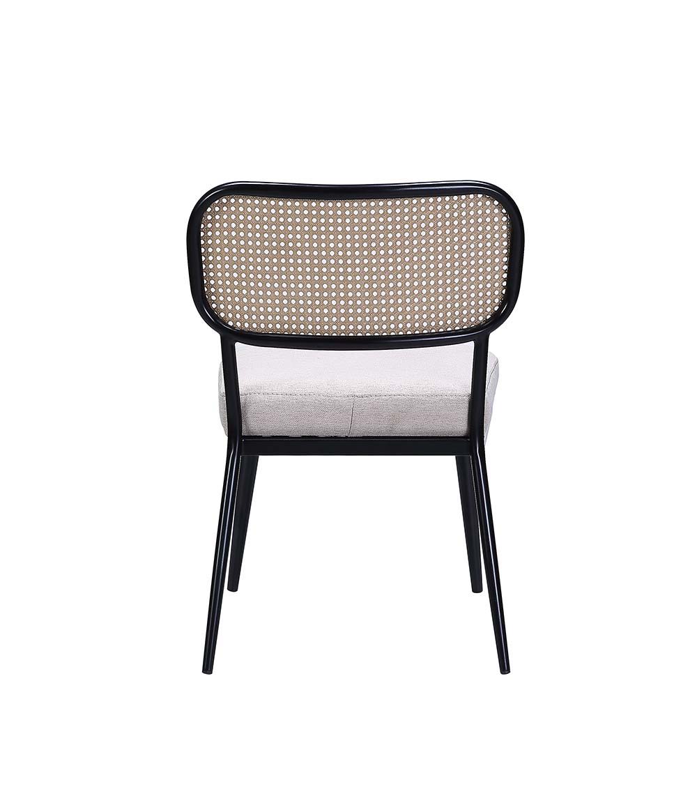 Frydel - Chair & Table - Black Finish