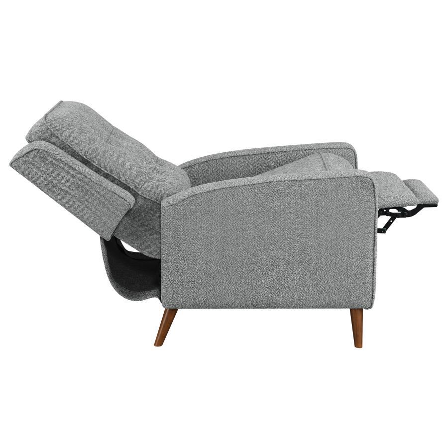 Davidson - Upholstered Tufted Push Back Recliner