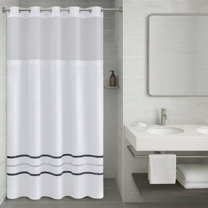 Plain Weave - Premium Shower Curtain - White