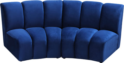 Infinity - 2 Piece Velvet Modular Sectional