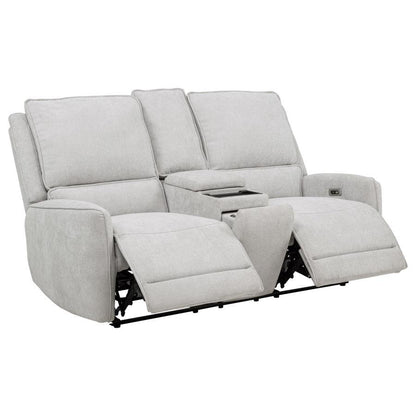 Sylmar - Chenille Power Reclining Sofa Set