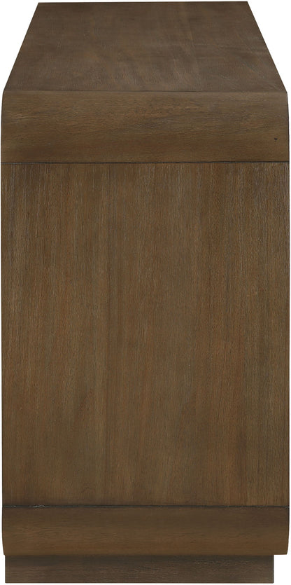 Windsor - Solid Wood And Brown Cane Sideboard / Buffet - Brown