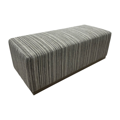 Peggy - Bench/Cocktail Ottoman With Table - Stripe / Multi