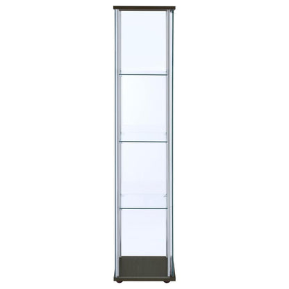 Bellatrix - 4-Shelf Clear Glass Curio Cabinet