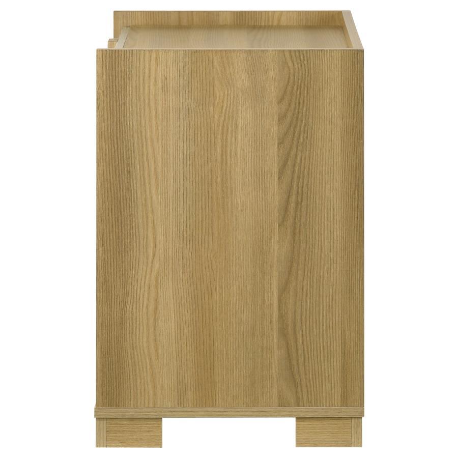 Hyland - 2 Drawers Nightstand Bedside Table - Natural