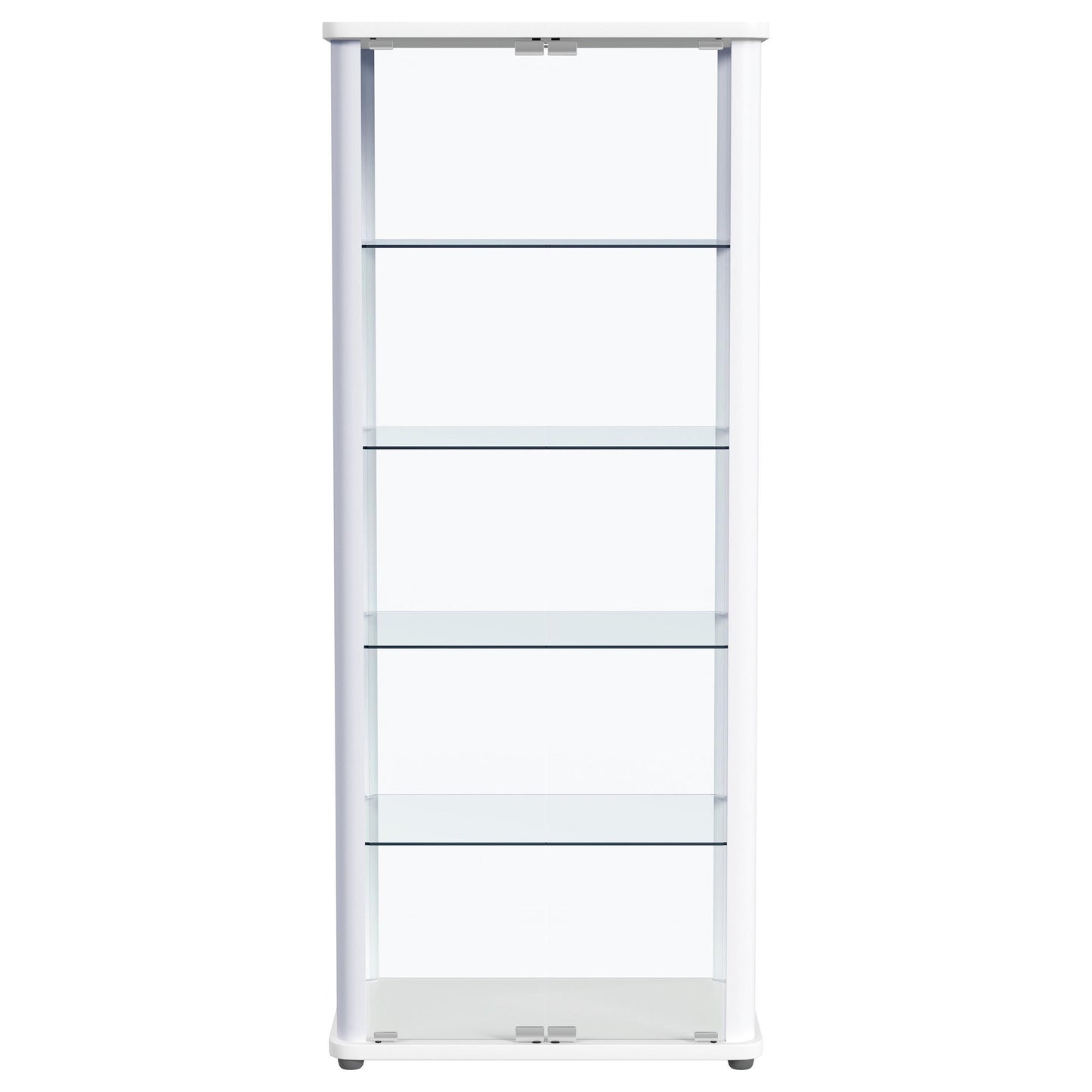 Aero - 5-Shelf Display Curio Cabinet With Led Lighting