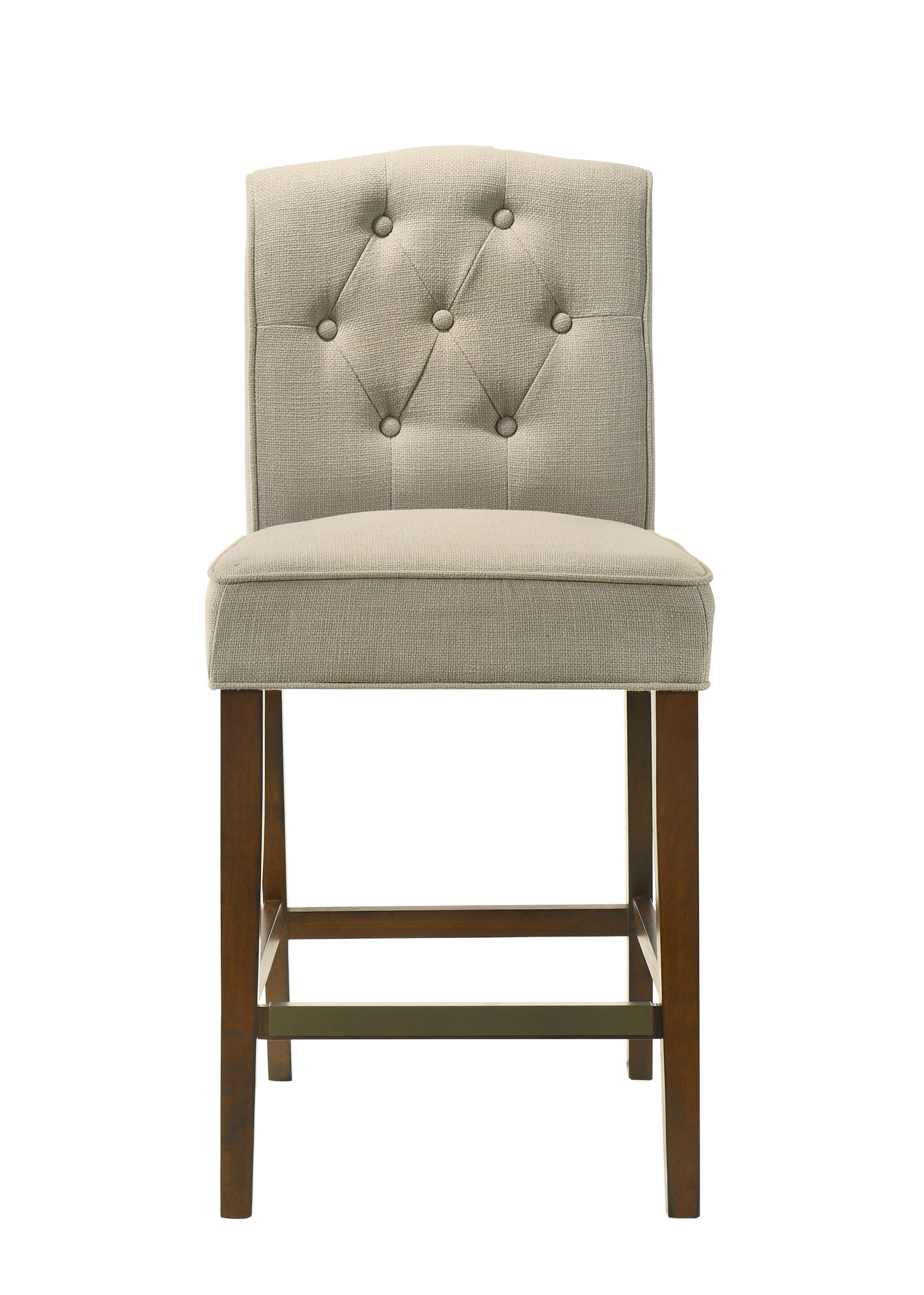 Darby - 19" Fabric Counter Height Chair - Tan