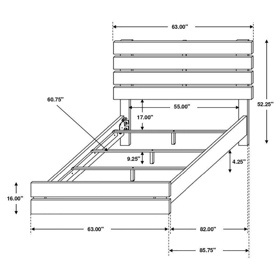 Brantford - Wood Panel Bed