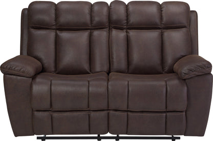 Goliath - Manual Loveseat - Arizona Brown