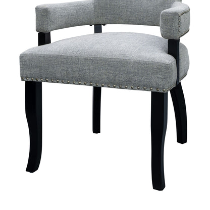 Dawson - Arm Dining Chair - Gray