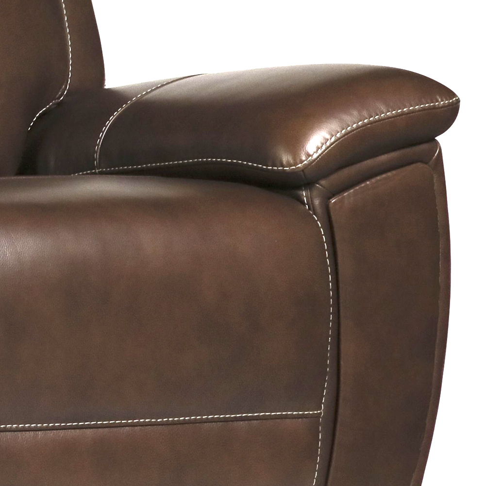 Jameson - Power Zero Gravity Console Loveseat - Hickory