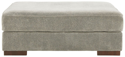 Bayless - Oversized Accent Ottoman - Smoke
