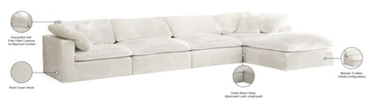 Cozy - 5 Piece Modular Sectional With Chaise