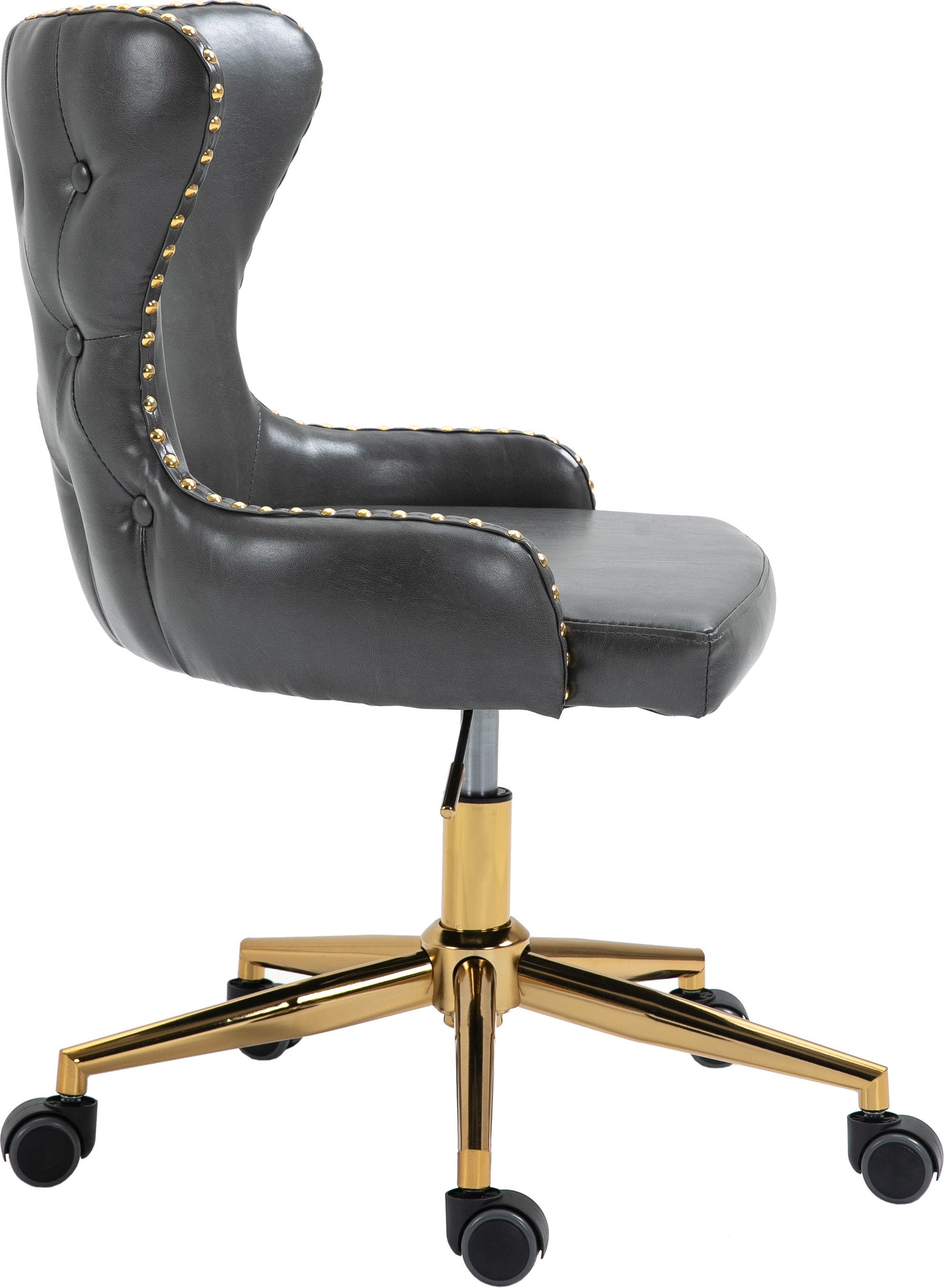 Hendrix - Office Chair with Gold Legs