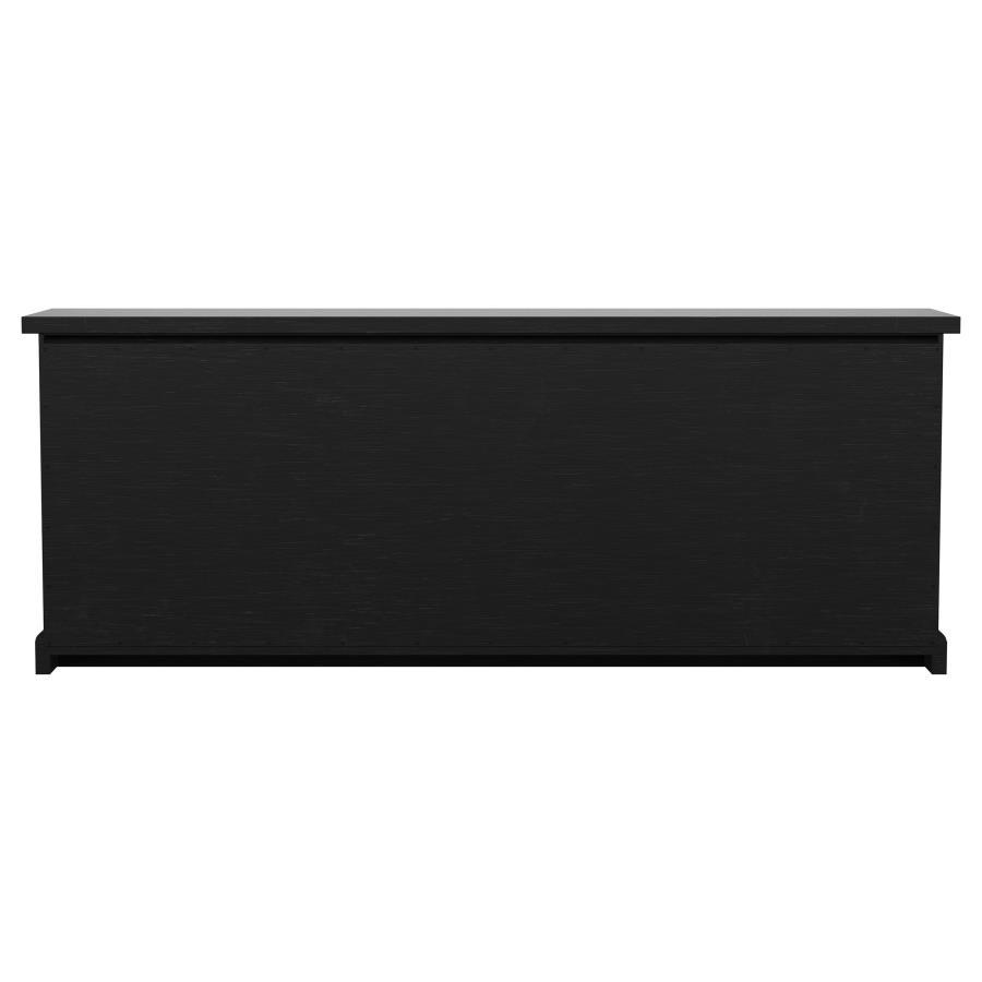 Florence - 4-Door Dining Sideboard Buffet Cabinet - Antique Black