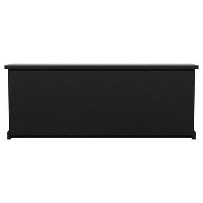 Florence - 4-Door Dining Sideboard Buffet Cabinet - Antique Black