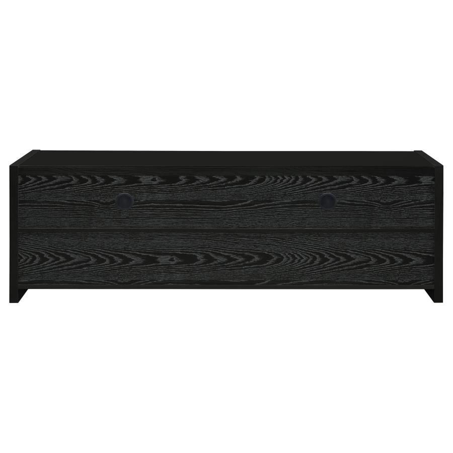 Alton - 3-drawer Black Oak TV Console